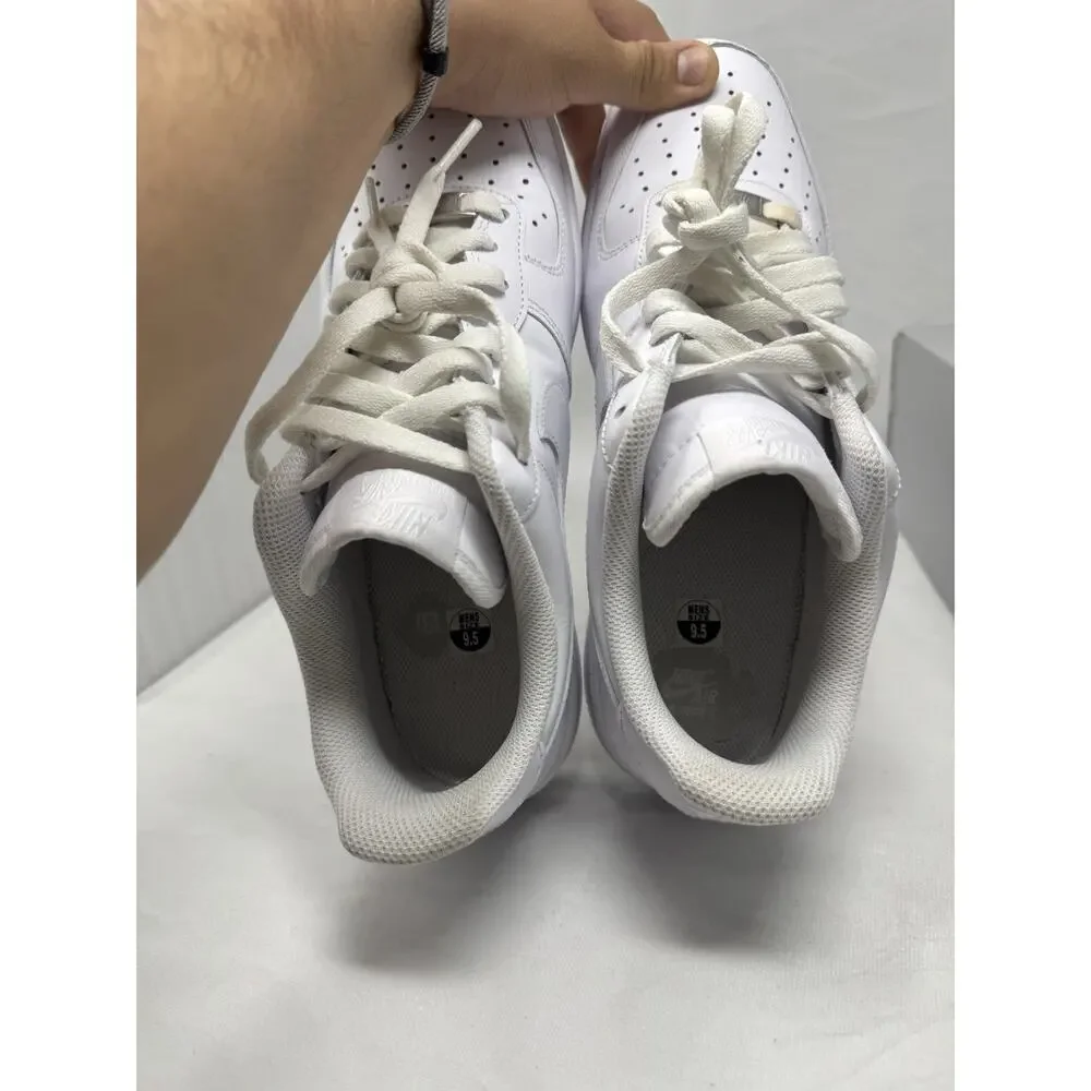 Size 9.5 - Nike Air Force 1 '07 Low Triple White